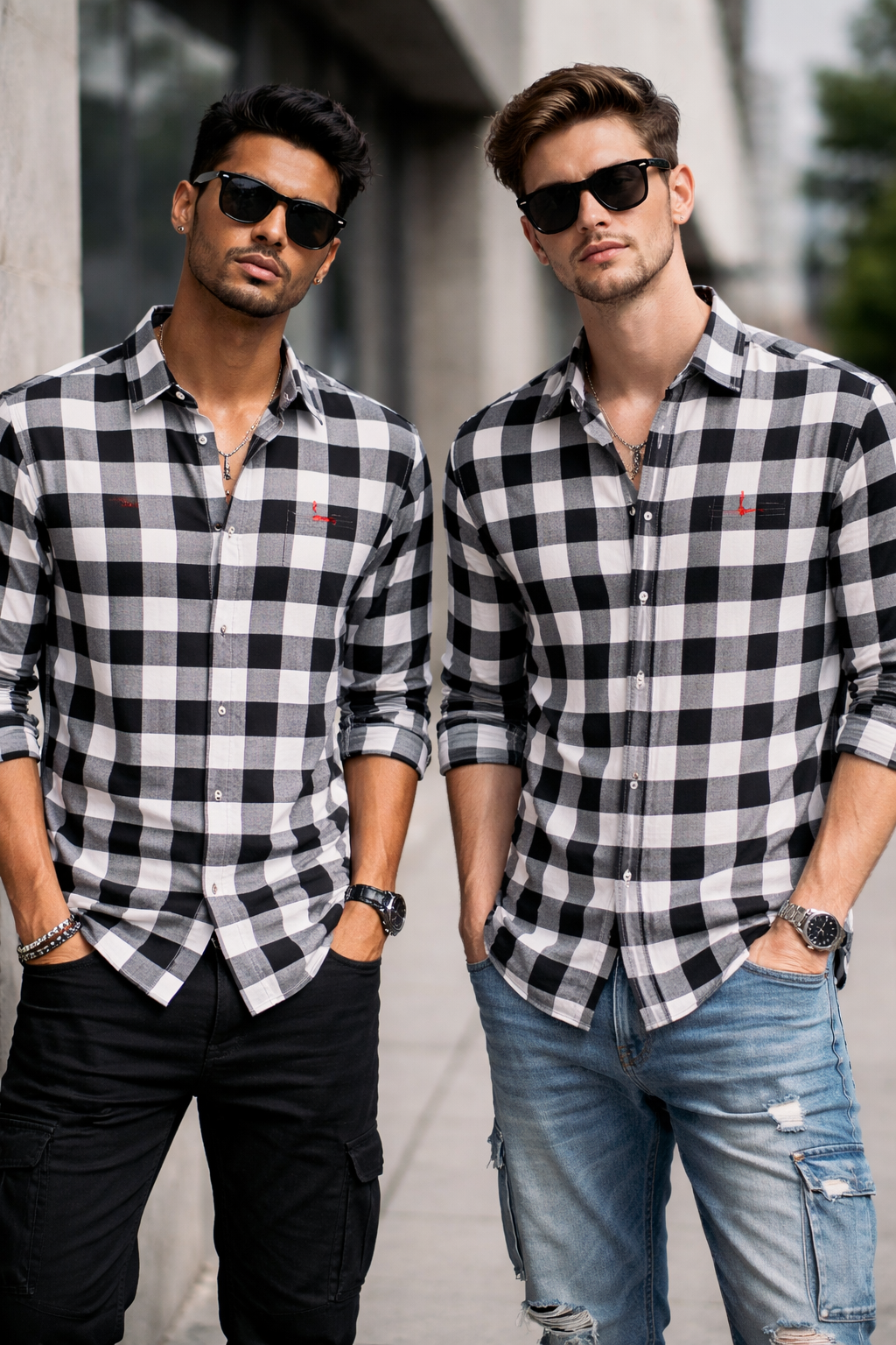 Classic Checkered Shirt Style for Men