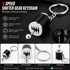 Shifter Gear Keychain – 6 Speed Manual Gear Shift Keyring