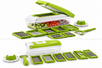 12 in 1 Nicer Dicer Vegetable Chopper & Slicer | Multi-Function Onion Cutter, Potato Chipper, Fruit Cutter, Peeler & Grater for Kitchen